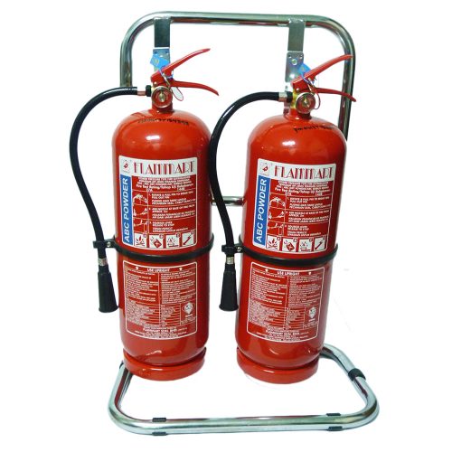 Fire Extinguisher Stand (Double) Flammart Marketing Sdn Bhd High
